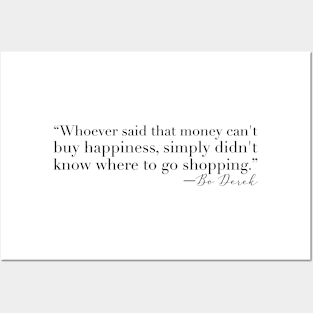 Money can't buy happiness Posters and Art